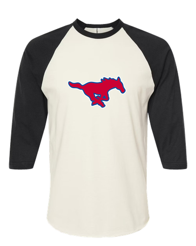 Grapevine Mustangs Mascot #1 Men's Baseball T-Shirt