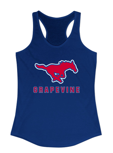 Grapevine Mustangs Mascot #2 Women's Tank Top