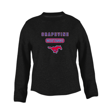 Grapevine Mustangs Mascot #3 Women's Sweatshirt