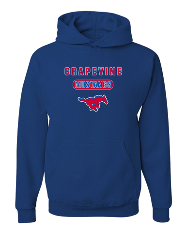 Grapevine Mustangs Mascot #3 Men's Premium Hoodie