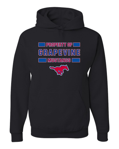 Grapevine Mustangs Property Of Men's Premium Hoodie