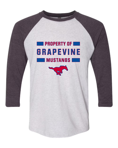 Grapevine Mustangs Property Of Women's Baseball T-Shirt