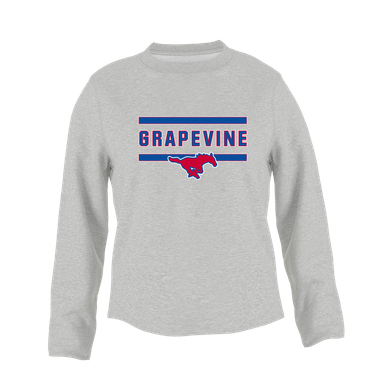 Grapevine Mustangs Mascot #4 Women's Sweatshirt