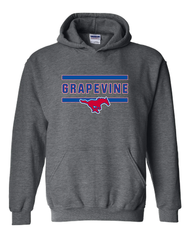Grapevine Mustangs Mascot #4 Men's Hoodie