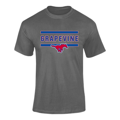 Grapevine Mustangs Mascot #4 Men's Premium SS T-Shirt