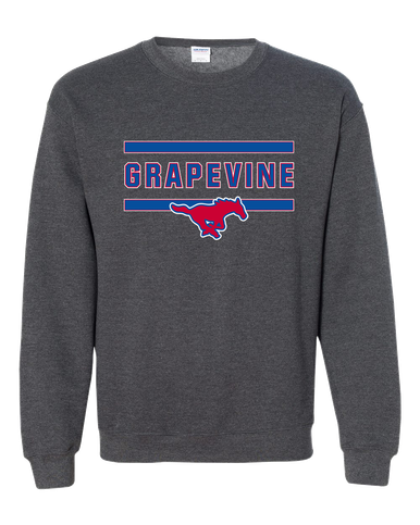 Grapevine Mustangs Mascot #4 Men's Sweatshirt