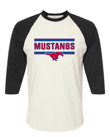 Grapevine Mustangs Mascot #5 Women's Baseball T-Shirt