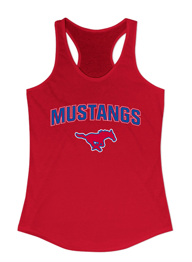 Grapevine Mustangs Mascot #6 Women's Tank Top
