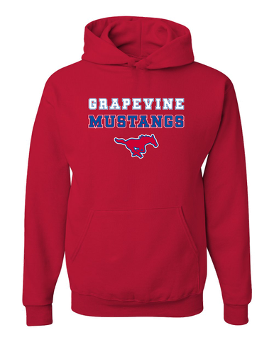 Grapevine Mustangs Spirit Men's Premium Hoodie