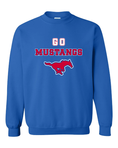 Grapevine Mustangs Go Team Men's Sweatshirt