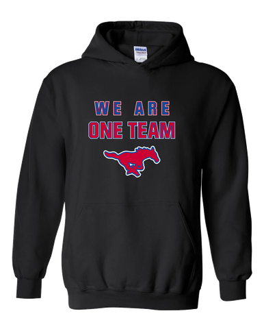 Grapevine Mustangs We Are One Team Men's Hoodie