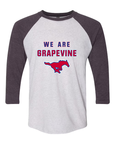 Grapevine Mustangs We Are Men's Baseball T-Shirt