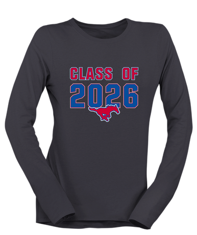 Grapevine Mustangs Class of 2026 Women's LS T-Shirt