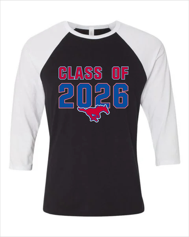 Grapevine Mustangs Class of 2026 Men's Baseball T-Shirt