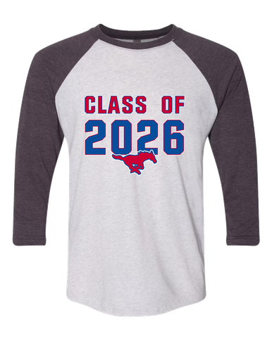 Grapevine Mustangs Class of 2026 Women's Baseball T-Shirt