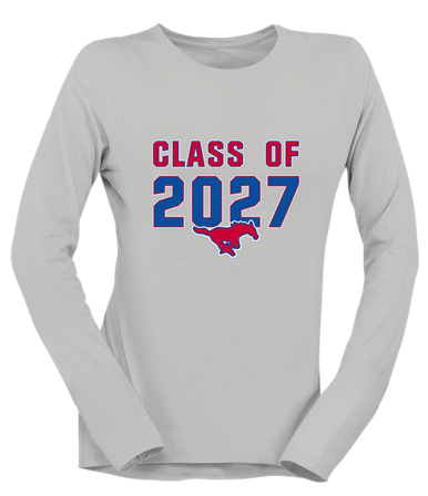 Grapevine Mustangs Class of 2027 Women's Premium LS T-Shirt