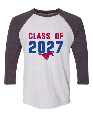 Grapevine Mustangs Class of 2027 Men's Baseball T-Shirt