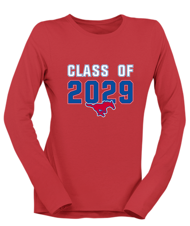 Grapevine Mustangs Class of 2029 Women's LS T-Shirt