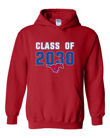 Grapevine Mustangs Class of 2030 Men's Hoodie