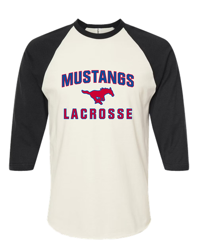 Grapevine Mustangs Lacrosse Women's Baseball T-Shirt