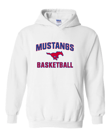 Grapevine Mustangs Basketball #1 Men's Hoodie