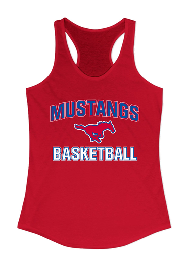 Grapevine Mustangs Basketball #1 Women's Tank Top