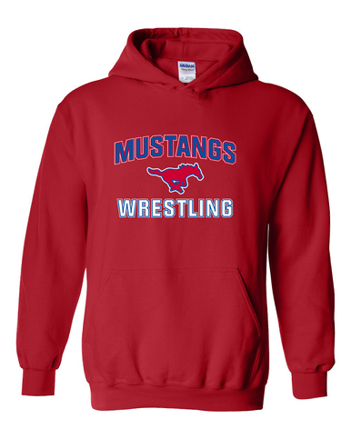 Grapevine Mustangs Wrestling Men's Hoodie