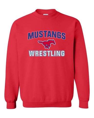 Grapevine Mustangs Wrestling Men's Sweatshirt