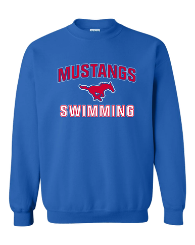 Grapevine Mustangs Swimming Men's Sweatshirt