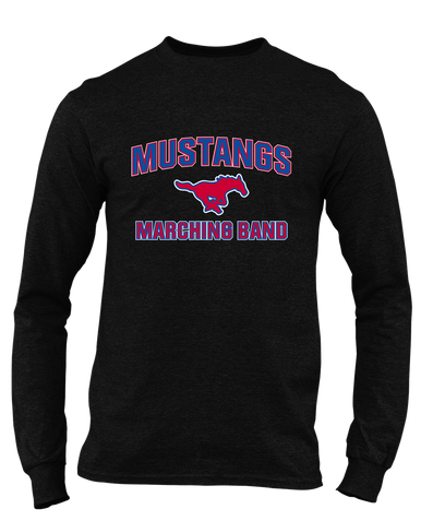 Grapevine Mustangs Marching Band Men's LS T-Shirt