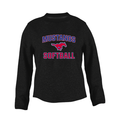 Grapevine Mustangs Softball #1 Women's Sweatshirt