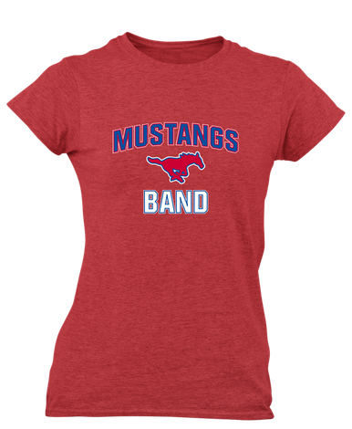 Grapevine Mustangs Band # 1 Women's Premium SS T-Shirt