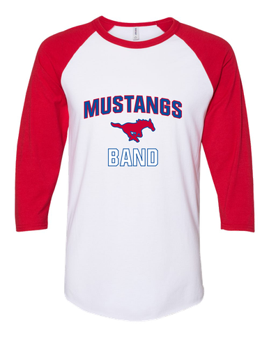Grapevine Mustangs Band # 1 Women's Baseball T-Shirt