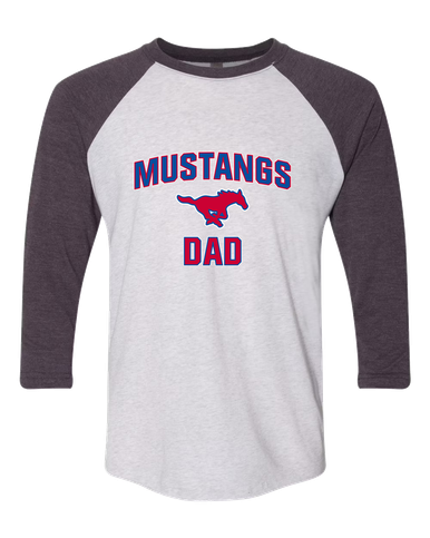 Grapevine Mustangs Dad Men's Baseball T-Shirt