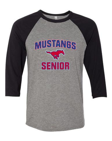 Grapevine Mustangs Senior #1 Men's Baseball T-Shirt