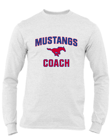Grapevine Mustangs Coach Men's LS T-Shirt