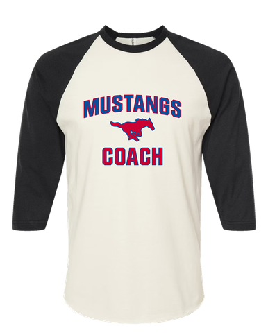 Grapevine Mustangs Coach Men's Baseball T-Shirt