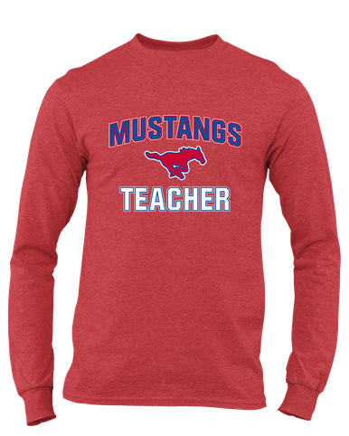 Grapevine Mustangs Teacher Men's Premium LS T-Shirt