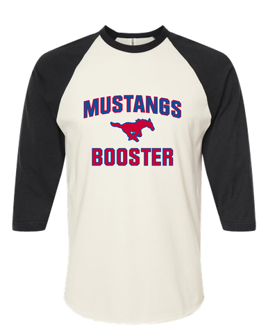 Grapevine Mustangs Booster Women's Baseball T-Shirt