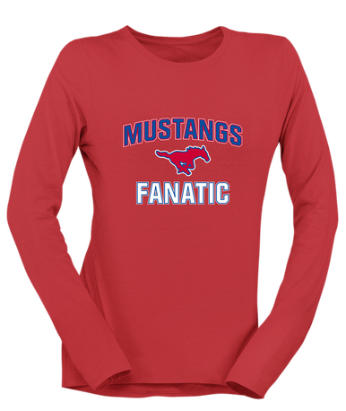 Grapevine Mustangs Fanatic Women's LS T-Shirt