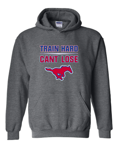 Grapevine Mustangs Train Hard, Can't Lose Men's Hoodie