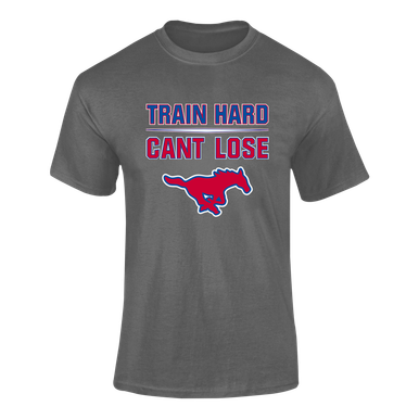 Grapevine Mustangs Train Hard, Can't Lose Men's SS T-Shirt