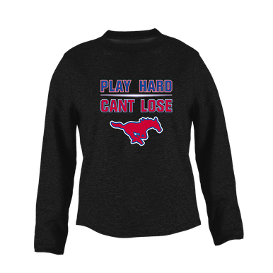 Grapevine Mustangs Play Hard, Can't Lose Women's Sweatshirt
