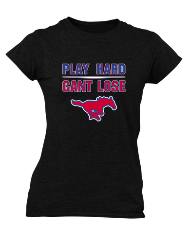 Grapevine Mustangs Play Hard, Can't Lose Women's SS T-Shirt