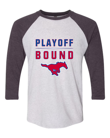 Grapevine Mustangs Playoff Bound Women's Baseball T-Shirt