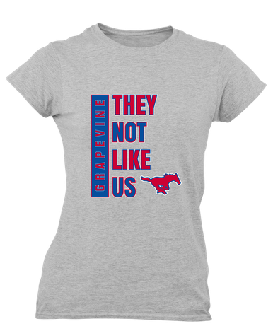 Grapevine Mustangs They Not Like Us #1 Women's Premium SS T-Shirt