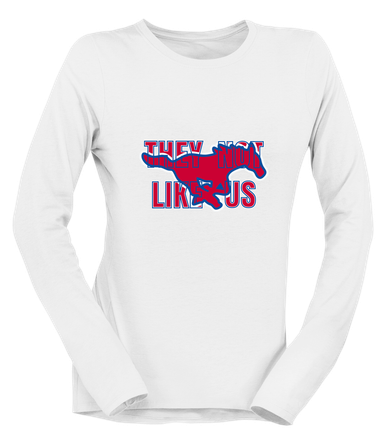 Grapevine Mustangs They Not Like Us #2 Women's LS T-Shirt