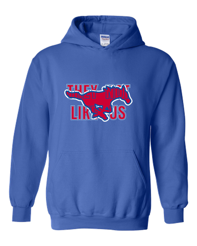 Grapevine Mustangs They Not Like Us #2 Men's Hoodie