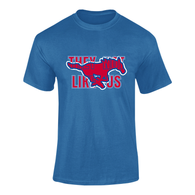 Grapevine Mustangs They Not Like Us #2 Men's SS T-Shirt