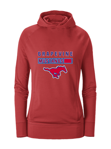 Grapevine Mustangs Mascot #7 Women's Hoodie